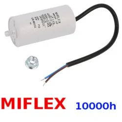 MIFLEX motorový kondenzátor 18uF 450Vac POLSKÝ