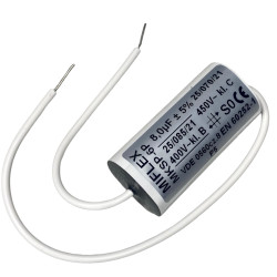 Motor capacitor 8uf 450V axial VERY SMALL