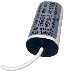 Motor capacitor 8uf 450V axial VERY SMALL