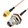 Pigtail SMA plug/TNC socket RG316 1m