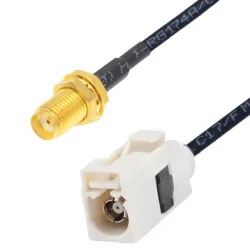 Pigtail FAKRA B socket / SMA socket RG174 50cm