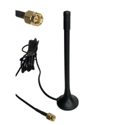 GSM 3G LTE 2dBi vertical antenna MAGNET, SMA X16 plug