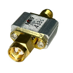 Filtr pasmowy 433MHZ SMA wtyk / SMA gniazdo v1