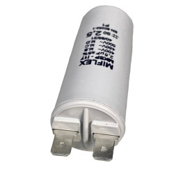 Motor capacitor 2.5uF 400V VERY SMALL con