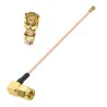 Pigtail uFL female plug SMA ANGLE plug RG178 20cm