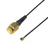 Pigtail uFL female plug SMA-RP plug 1.13mm 20cm