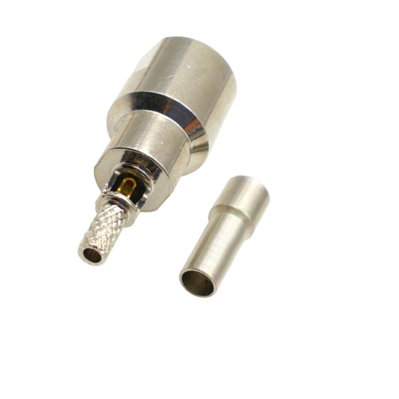 FME plug connector for RG174 cable, crimped HQ