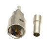 FME plug connector for RG174 cable, crimped HQ