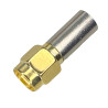 SMA plug connector for RG58 crimped cable