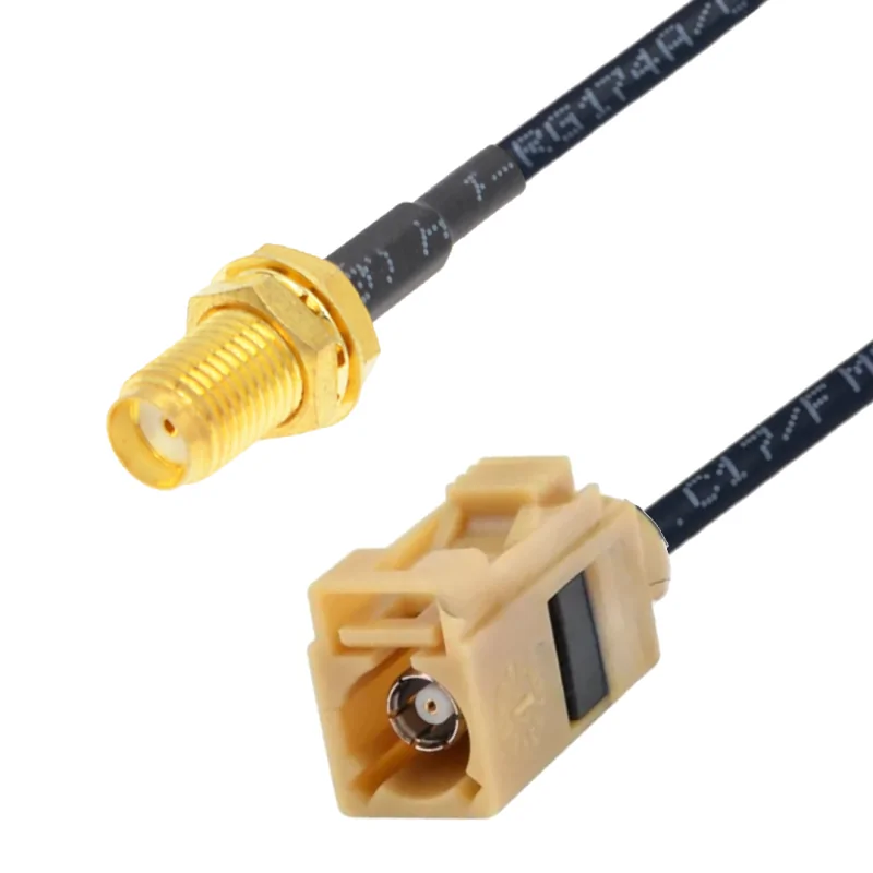 Pigtail FAKRA I BHF/SMA plug RF1.37 socket 50cm