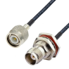 Pigtail TNC socket / TNC plug rg174 50cm