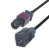 Pigtail FAKRA A socket / FAKRA A plug RG174 20cm