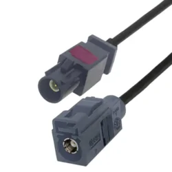 Pigtail FAKRA A socket / FAKRA A plug RG174 50cm