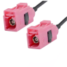 Pigtail FAKRA H socket / FAKRA H plug RG174 1m