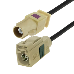 Pigtail FAKRA I socket / FAKRA I plug RG174 1m