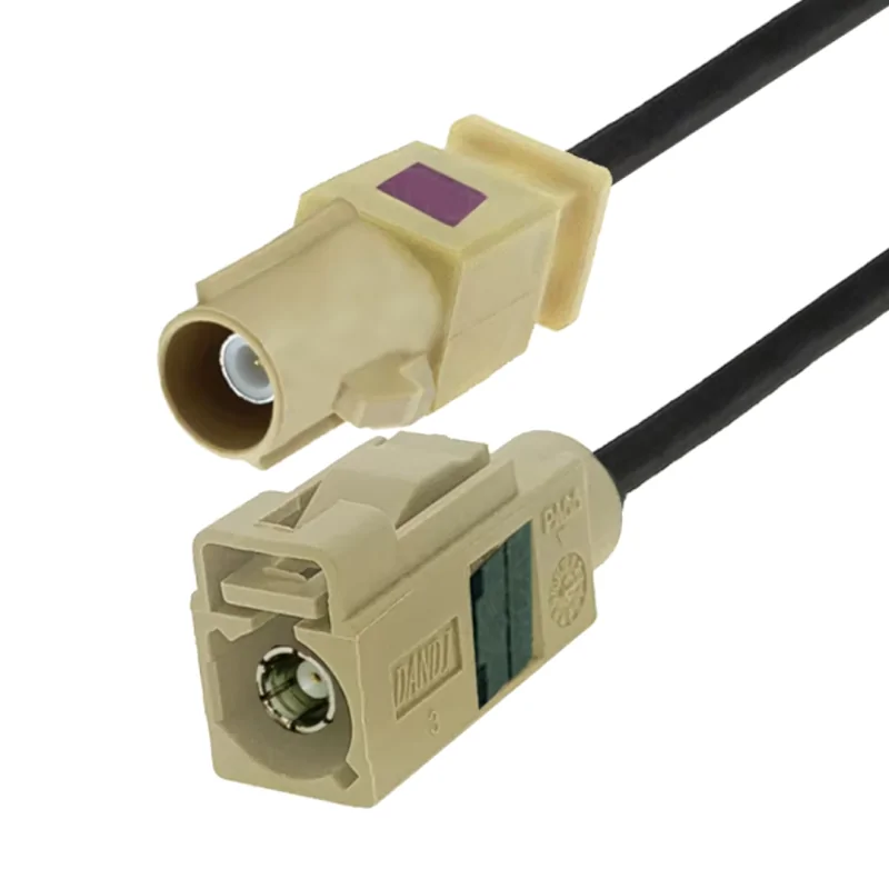 Pigtail FAKRA I socket / FAKRA I plug RG174 2m