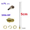 Pigtail uFL female plug SMA-RP socket 1.13mm 5cm