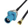 Pigtail FAKRA CODE-Z plug / MHF4 socket 20cm