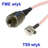 Pigtail TS9 wtyk / FME wtyk 15cm RG316