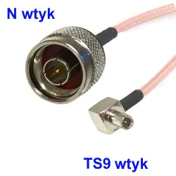 Pigtail TS9 wtyk / N wtyk 15cm RG316