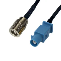 Pigtail QMA plug / FAKRA plug 20cm RG174