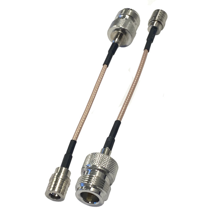 Pigtail QMA wtyk N gniazdo RG316 20cm