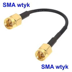 Pigtail SMA zástrčka / SMA zástrčka RG174 2M