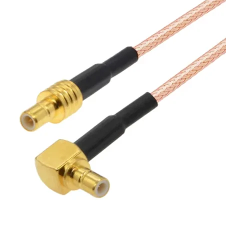 Pigtail SMB STRAIGHT plug-SMB ANGLED plug RG316 20cm