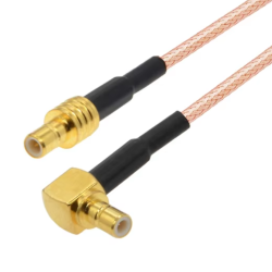 Pigtail SMB STRAIGHT plug-SMB ANGLED plug RG316 50cm