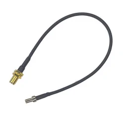 Kabel antenowy TS9 wtyk PROSTY-SMA gniazdo 15cm