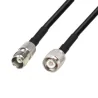 Kabel antenowy TNC gniazdo / TNC wtyk RG58 2m