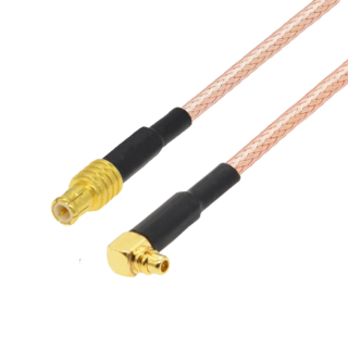 Pigtail MCX wt  PROSTY / MMCX wt KĄTOWY RG316 30cm