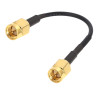 Pigtail SMA plug-SMA plug LMR100A 6GHz 20cm