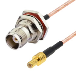 Pigtail SMB STRAIGHT plug / TNC socketBH RG316 30cm