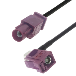 Pigtail FAKRA D straight angle / FAKRA D plug RG174 2m