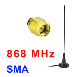 Antena 868Mhz 3dBi magnetyczna wtyk SMA H23