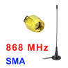 Antena 868Mhz 3dBi magnetyczna wtyk SMA H23