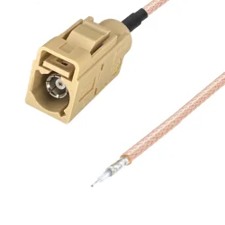 Pigtail FAKRA I socket for soldering RG316 1m