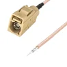 Pigtail FAKRA I socket for soldering RG316 1m