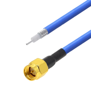 Pigtail SMAwtyk / SOLDER RG402 SemiFlex 20cm