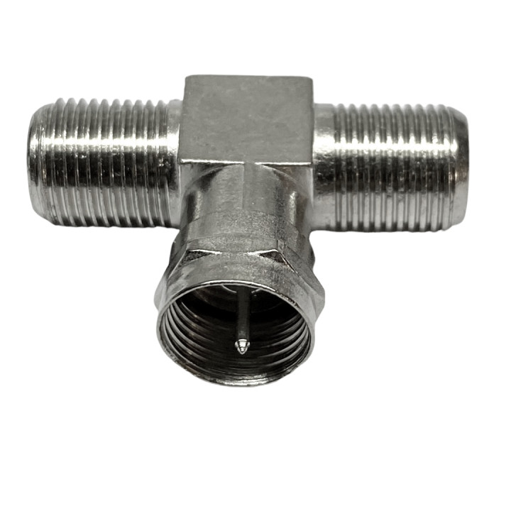T-piece F socket / F socket / F plug
