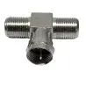 T-piece F socket / F socket / F plug