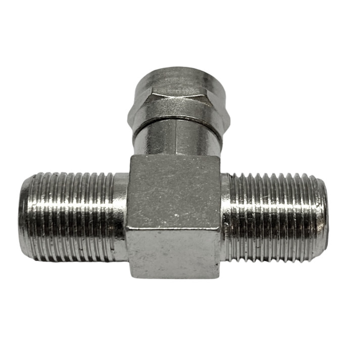 T-piece F socket / F socket / F plug