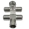 T-piece F socket / F socket / F plug