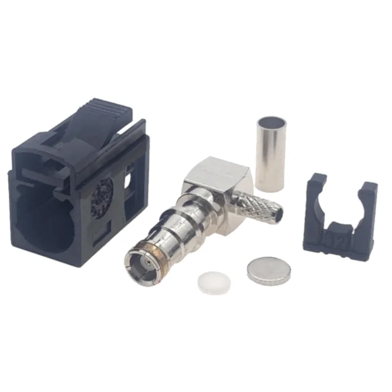 FAKRA gniazdo na kabel RG316 CODE-A KĄTOWE