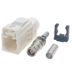 FAKRA cable socket RG316 CODE-B STRAIGHT