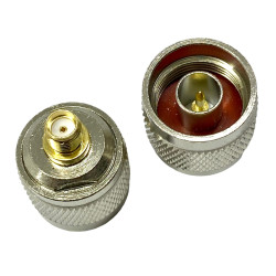 N plug / SMA socket adapter