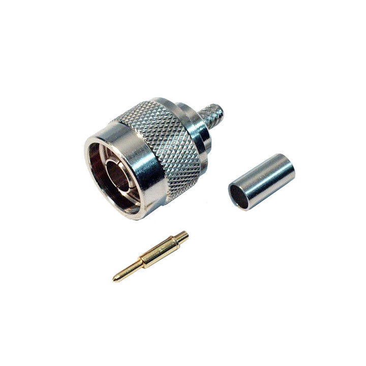 Złącze wtyk N na kabel RG58 zaciskane