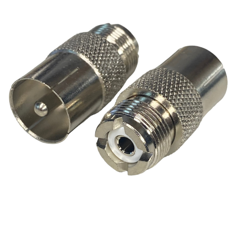 UHF-PLUG/UHF-QUICK CONNECTOR ADAPTER