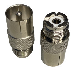 ADAPTER UHF-PLUG / UHF-SOCKET QUICK COUPLER